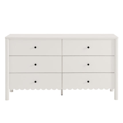 Modway EEI-7157 Emmeline Scalloped 6-Drawer Dresser Modway