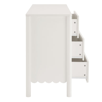 Modway EEI-7157 Emmeline Scalloped 6-Drawer Dresser Modway