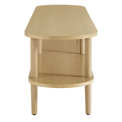 Modway EEI-7158 Torus Oval Wood TV Stand - Plaza Home Decor