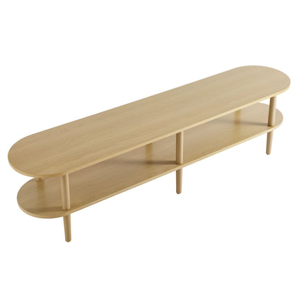 Modway EEI-7158 Torus Oval Wood TV Stand - Plaza Home Decor