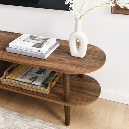 Modway EEI-7158 Torus Oval Wood TV Stand - Plaza Home Decor
