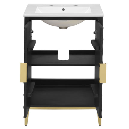 Modway EEI-7159 Beau 24" Wood Bathroom Vanity with Basin Modway