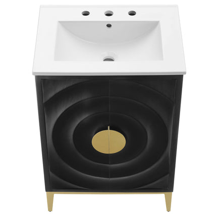 Modway EEI-7159 Beau 24" Wood Bathroom Vanity with Basin Modway