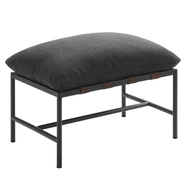 Modway EEI-7161 Raya Outdoor Patio Boucle Ottoman Modway