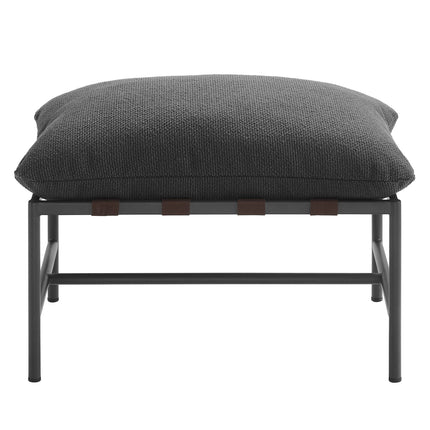 Modway EEI-7161 Raya Outdoor Patio Boucle Ottoman Modway