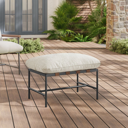 Modway EEI-7161 Raya Outdoor Patio Boucle Ottoman Modway
