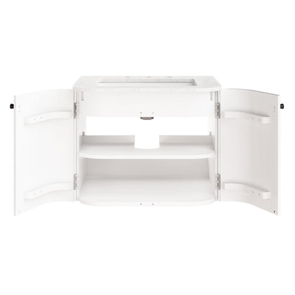 Modway EEI-7162 Zia 24" Wall-Mount Bathroom Vanity with Marble Sink Modway