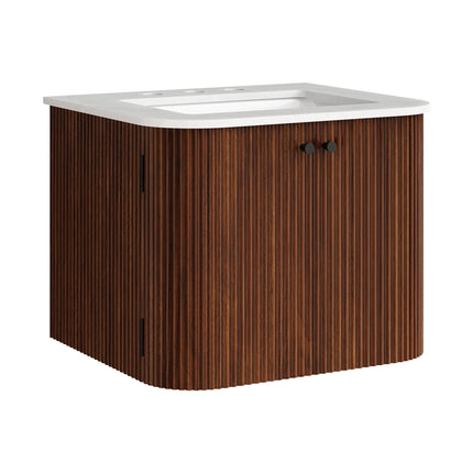 Modway EEI-7162 Zia 24" Wall-Mount Bathroom Vanity with Marble Sink Modway