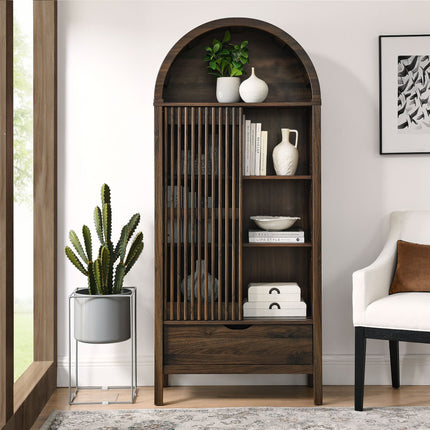 Modway EEI-7167 Vaughn 71" Arched Storage Display Cabinet Modway