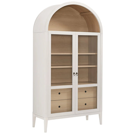 Modway EEI-7168 Nolan 74" Tall Wide Arched Storage Display Cabinet Modway
