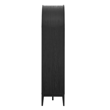 Modway EEI-7169 Nolan 74" Tall Wide Arched Storage Display Cabinet Bookshelf Modway