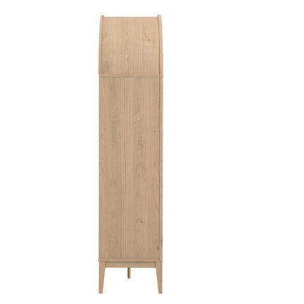 Modway EEI-7169 Nolan 74" Tall Wide Arched Storage Display Cabinet Bookshelf Modway