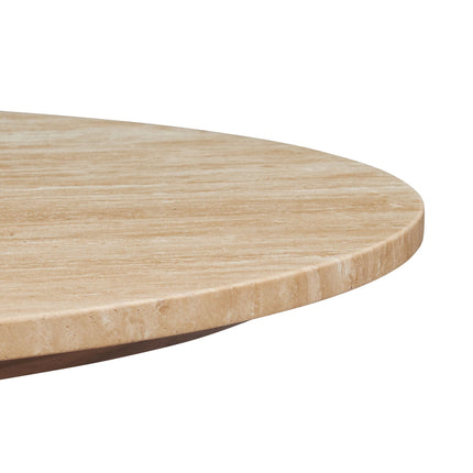 Modway EEI-7170 Kioni Round Travertine Coffee Table Modway