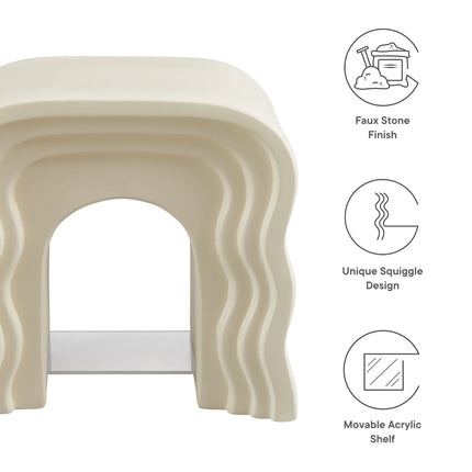 Modway EEI-7171 Jorin Squiggle Side Table Modway