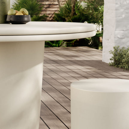 Modway EEI-7172 Brion Indoor - Outdoor Patio Concrete 5 Piece Dining Table Set Modway