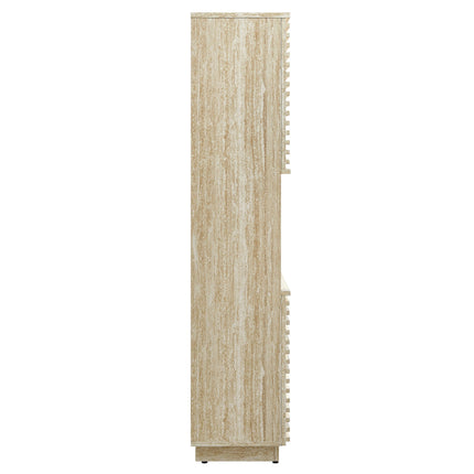 Modway EEI-7179 Render Tall Faux Travertine Linen Storage Cabinet Modway