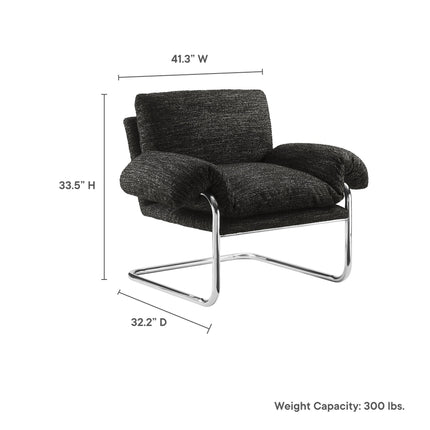 Modway EEI-7180 Ansel Boucle Fabric Accent Chair Modway