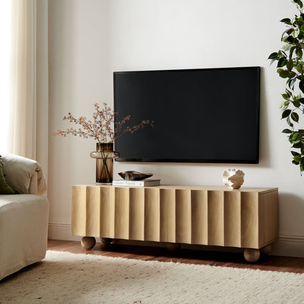 Modway EEI-7183 Sorren Scalloped 54" Wood TV Stand - Plaza Home Decor