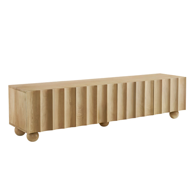 Modway EEI-7184 Sorren Scalloped 71" Wood TV Stand - Plaza Home Decor