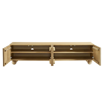 Modway EEI-7184 Sorren Scalloped 71" Wood TV Stand - Plaza Home Decor