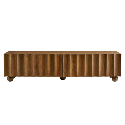 Modway EEI-7184 Sorren Scalloped 71" Wood TV Stand - Plaza Home Decor