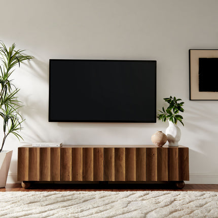 Modway EEI-7184 Sorren Scalloped 71" Wood TV Stand - Plaza Home Decor
