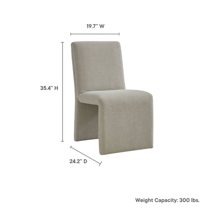 Modway EEI-7185 Emory Fabric Upholstered Dining Side Chair Modway
