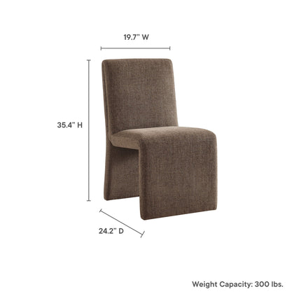 Modway EEI-7185 Emory Fabric Upholstered Dining Side Chair Modway