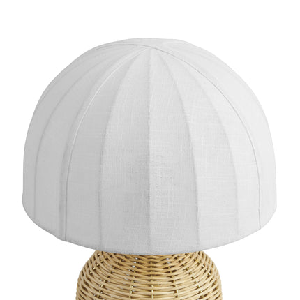 Modway EEI-7186 Santo Rattan Table Lamp With Dome Shade Modway