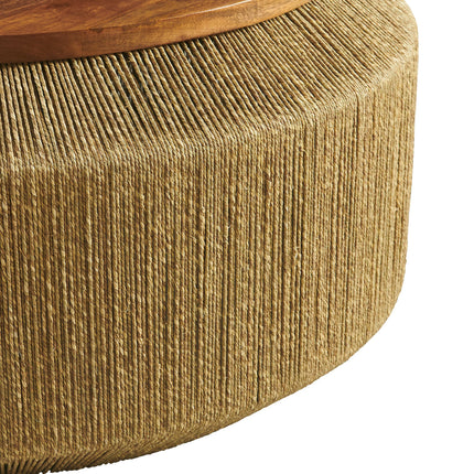 Modway EEI-7187 Maris Seagrass and Wood Coffee Table Modway