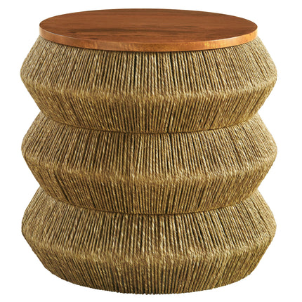 Modway EEI-7188 Maris Seagrass and Wood End Table Modway