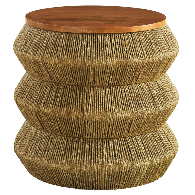 Modway EEI-7188 Maris Seagrass and Wood End Table Modway