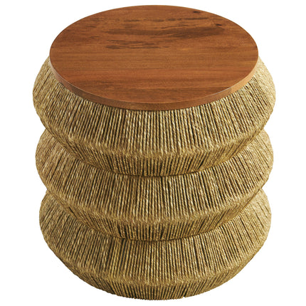 Modway EEI-7188 Maris Seagrass and Wood End Table Modway