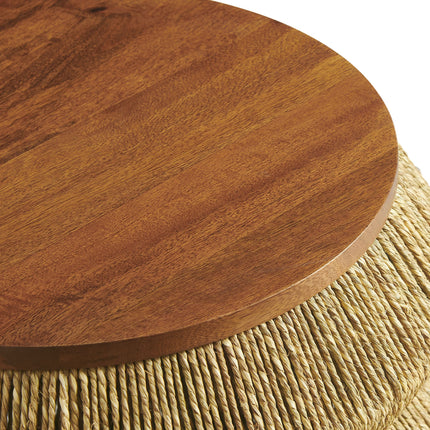 Modway EEI-7188 Maris Seagrass and Wood End Table Modway