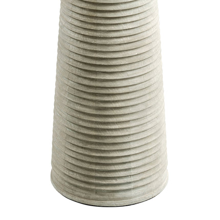 Modway EEI-7190 Saylor Carved Ribbed Wood Floor Lamp With Drum Shade Modway