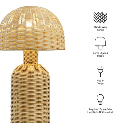 Modway EEI-7191 Briar Rattan Table Lamp Modway