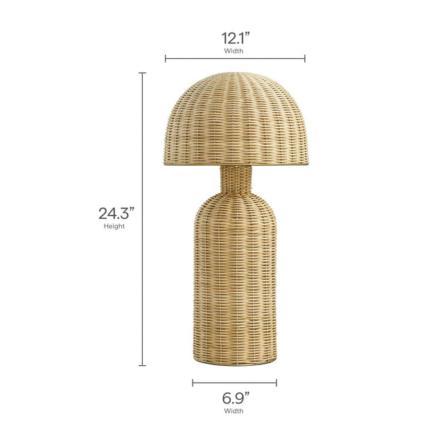 Modway EEI-7191 Briar Rattan Table Lamp Modway