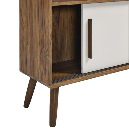 Modway EEI-7193 Transmit 45" Bookcase with Sliding Doors Modway
