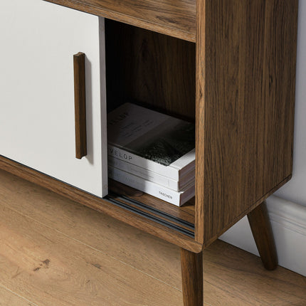 Modway EEI-7193 Transmit 45" Bookcase with Sliding Doors Modway