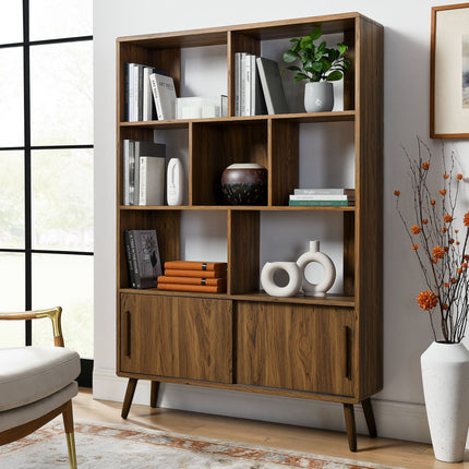 Modway EEI-7193 Transmit 45" Bookcase with Sliding Doors Modway