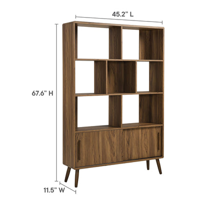 Modway EEI-7193 Transmit 45" Bookcase with Sliding Doors Modway