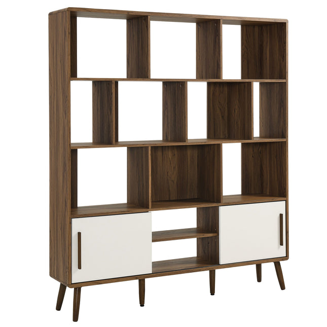 Modway EEI-7194 Transmit 59" Bookcase with Sliding Doors Modway