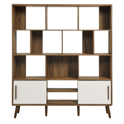 Modway EEI-7194 Transmit 59" Bookcase with Sliding Doors Modway