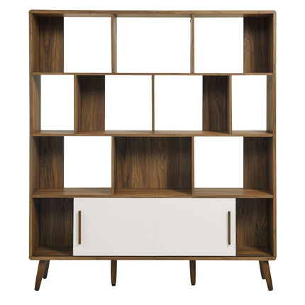 Modway EEI-7194 Transmit 59" Bookcase with Sliding Doors Modway