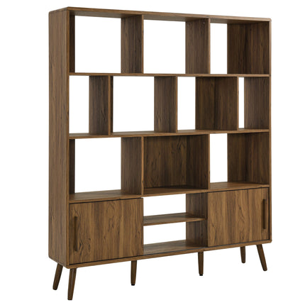 Modway EEI-7194 Transmit 59" Bookcase with Sliding Doors Modway