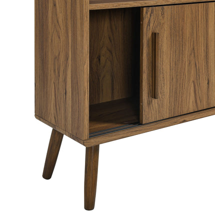 Modway EEI-7194 Transmit 59" Bookcase with Sliding Doors Modway