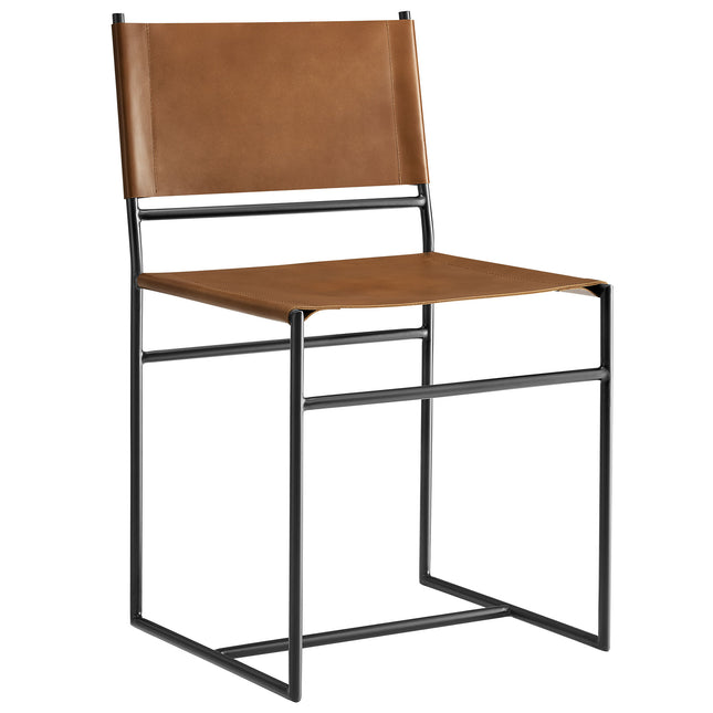 Modway EEI-7196 Thatcher Leather and Metal Dining Chair - Plaza Home Decor