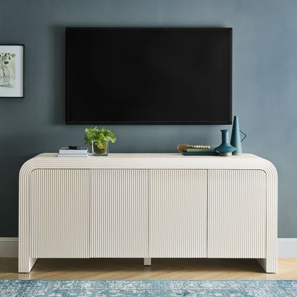 Modway EEI-7198 Waterflute 70" Fluted Sideboard Cabinet Modway