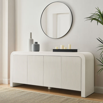 Modway EEI-7198 Waterflute 70" Fluted Sideboard Cabinet Modway