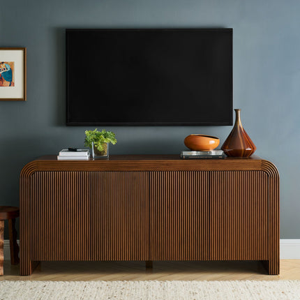 Modway EEI-7198 Waterflute 70" Fluted Sideboard Cabinet Modway